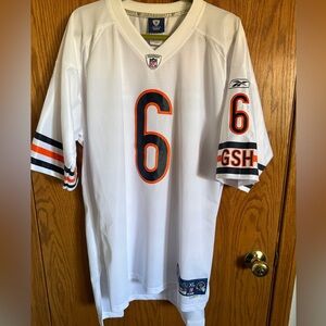 NFL Chicago Bears White Jersey Jay Cutler #6 On Field Reebok Men's Size XL - 52"
